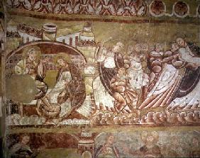 (Lto R) Christ Washing Peter's Feet, Judas Kissing Christ
