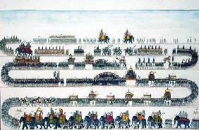 Muharram Ceremony, Faizabad, 1772 from 'The Gentil Album' published