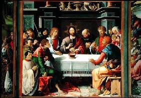 The Last Supper, central panel from the Eucharist Triptych 1515