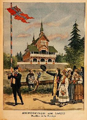 The Norwegian Pavilion at the Universal Exhibition of 1900, Paris, illustration from ''Le Petit Jour