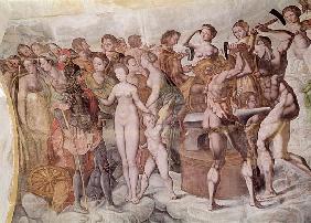 Tour de la Ligue. Members of the Medici Court as the Gods of Olympus  (detail)