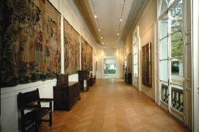 View of the gallery on the ground floor, 18th-19th century (photo) 20th