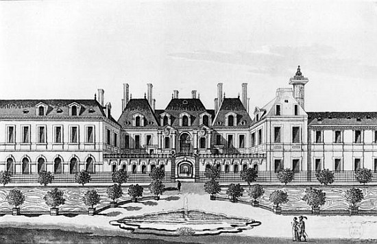 View of the Soissons Hotel in Paris von French School