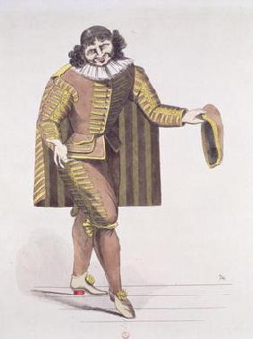 Sganarelle in 'L'Ecole des Maris' by Moliere, premiered 24th June 1661 at the Palais-Royal Theatre, 04th-