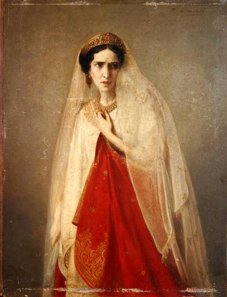 Portrait of Rachel von Friederike Emile August O'Connell