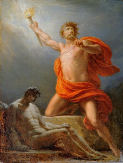 Prometheus Bringing Fire to Mankind 1817