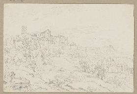 Blick auf San Miniato al Monte in Florenz