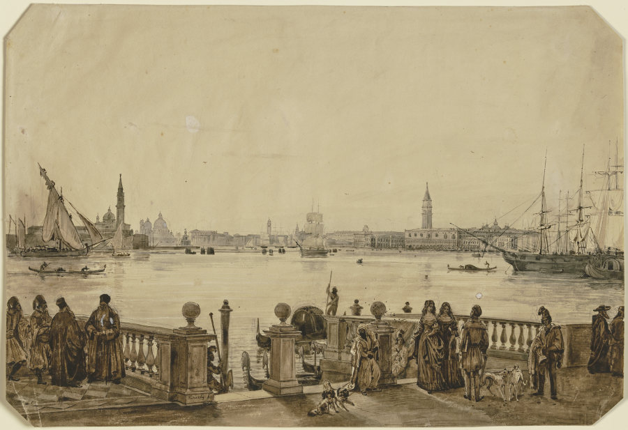 Blick auf Venedig von Friedrich Nerly