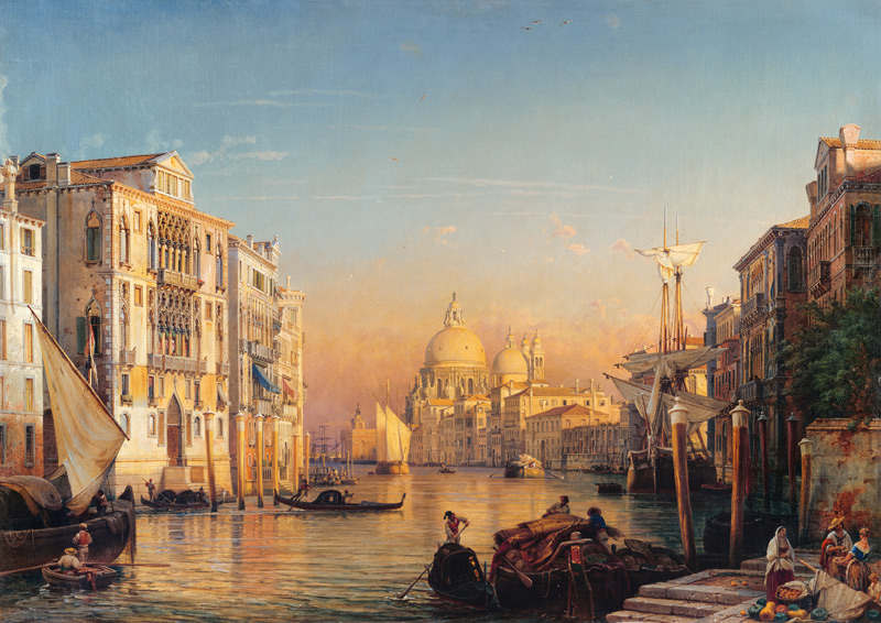 Canale Grande in Venedig von Friedrich Nerly (Nehrlich)