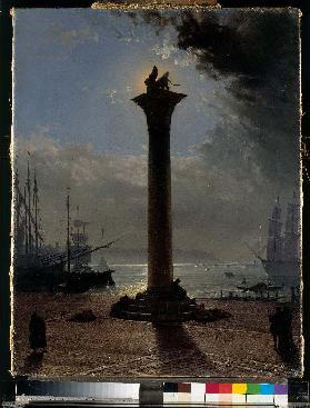 Mondlicht über der Piazzetta Um 1837