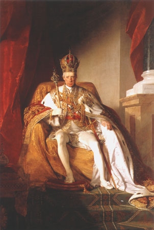 Kaiser Franz l. von Österreich im Krönungsornat von Friedrich von Amerling