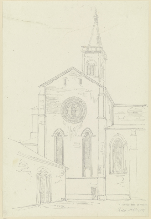 S. Maria del Carmine in Pavia von Friedrich Maximilian Hessemer