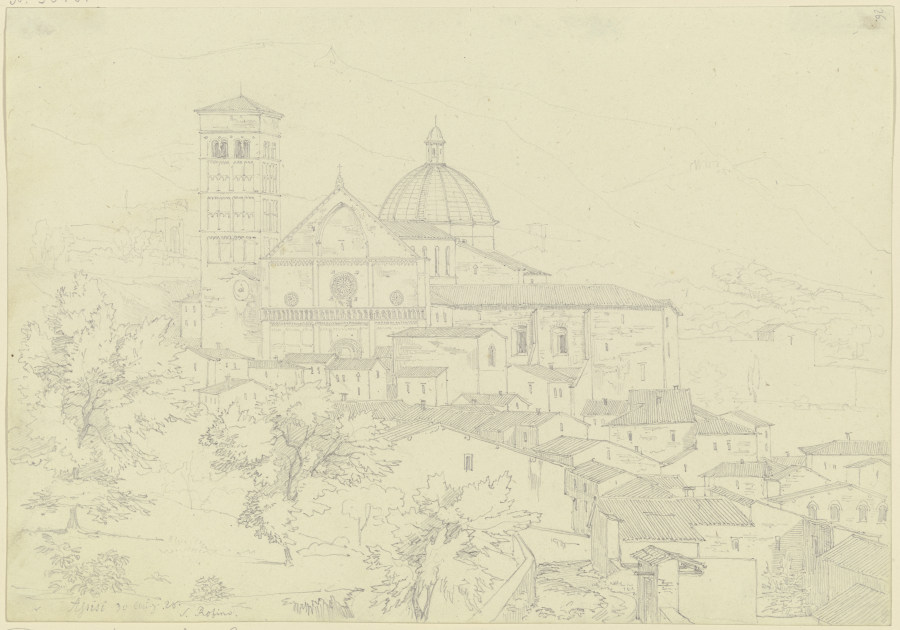 S. Rufino in Assisi von Friedrich Maximilian Hessemer