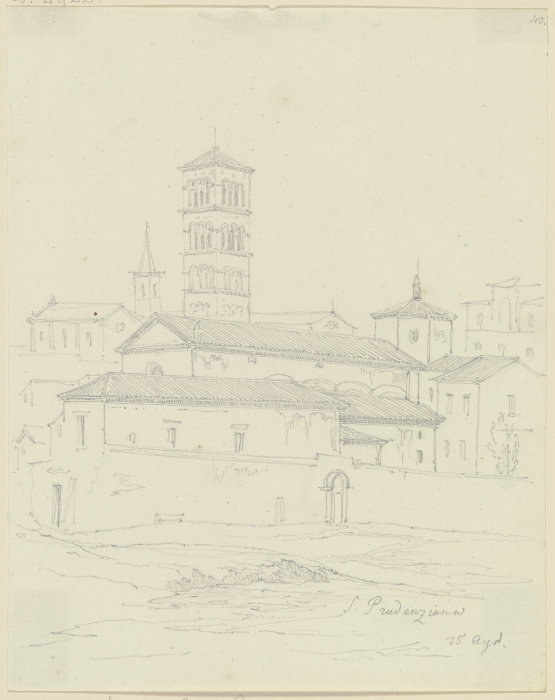 Santa Pudenziana in Rom von Friedrich Maximilian Hessemer