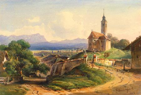 Ansicht von Söcking 1862