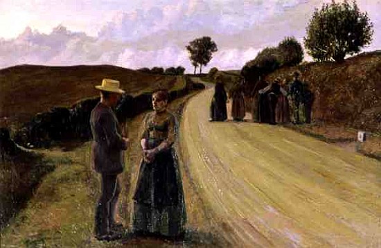 Love Making in the Evening, 1889-91 von Fritz Syberg