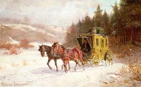 The Post Coach in the Snow