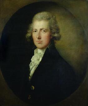 Portrait of William Pitt the Younger (1759-1806) (oil on canvas) 19th