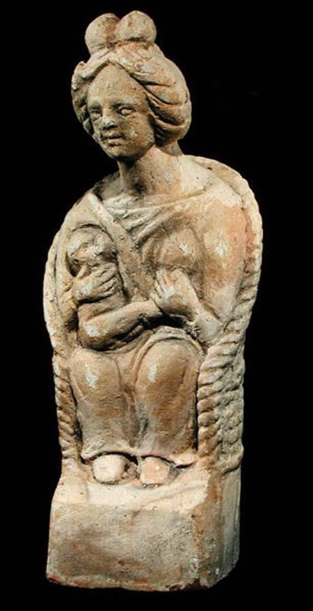 Mother goddess, from Macon, Burgundy von Gallo-Roman