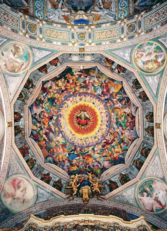 The Concert of Angels, from the dome von Gaudenzio G. de Vincio Ferrari