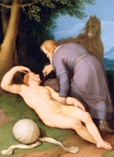 The Good Samaritan von (gen. van Haarlem) Cornelisz Cornelis