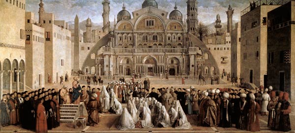 Predigt des hl. Markus in Alexandrien von Gentile Bellini
