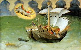 Die Rettung der Seeleute (aus dem Quaratesi-Polyptychon) 1425