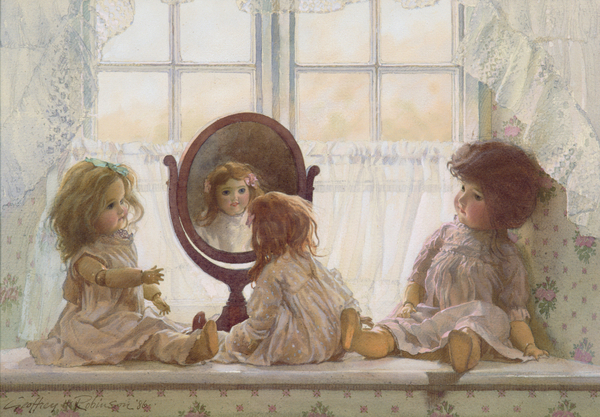Dolls on the Windowsill von Geoffrey  Robinson