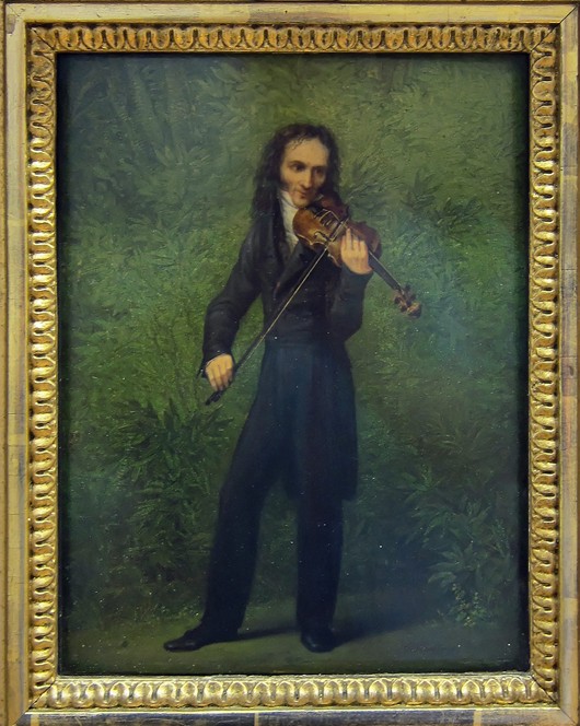 Porträt von Niccolò Paganini (1782-1840) von Georg Friedrich Kersting