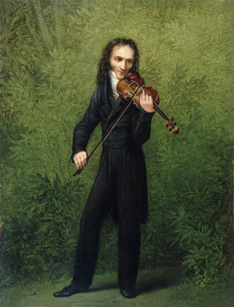 Der Geiger Nicolo Paganini von Georg Friedrich Kersting
