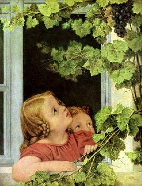 Kinder am Fenster 1815