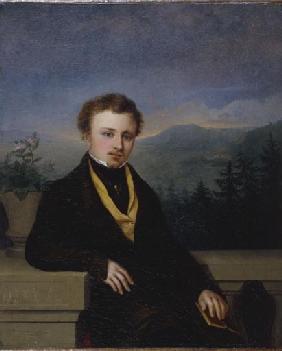 Bildnis eines Herrn mit Buch 1830