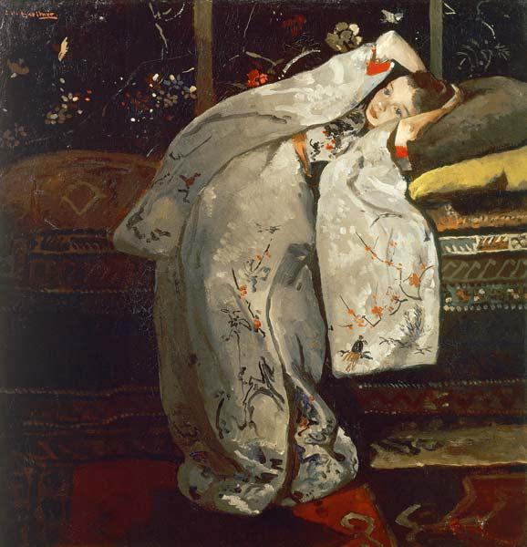 Mädchen im weißen Kimono 1894