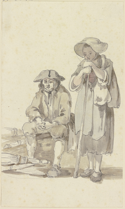 Bauernpaar von Georg Melchior Kraus