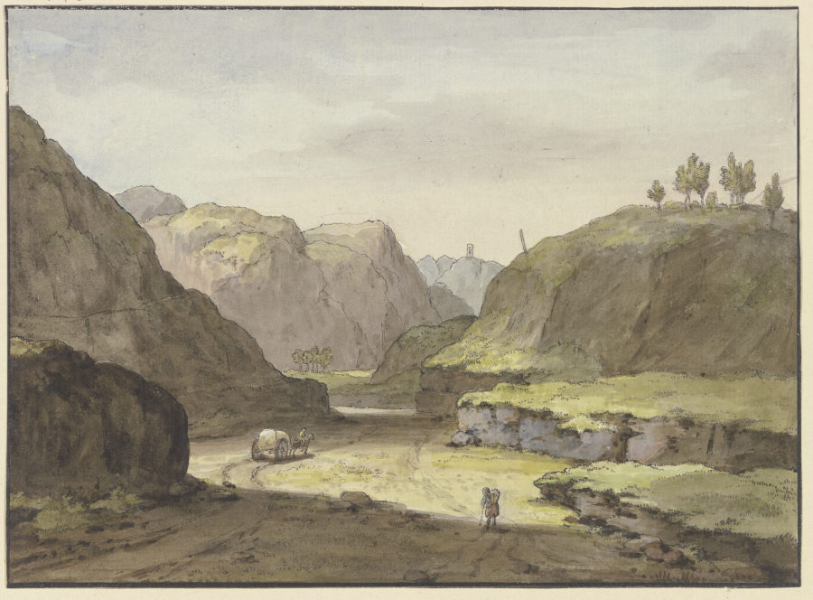 Das Mühlental bei Jena von Georg Melchior Kraus