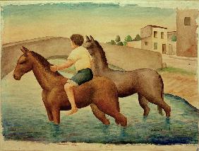 Pferdeschwemme 1923