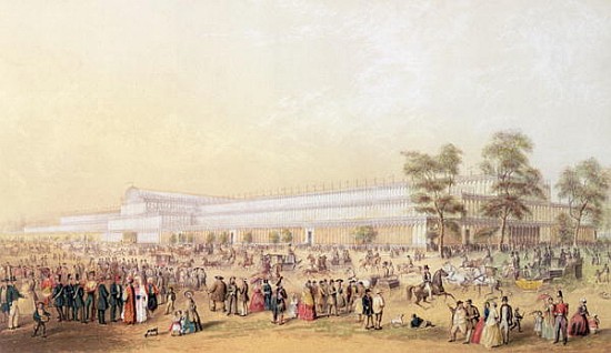 View of the Crystal Palace von George Baxter