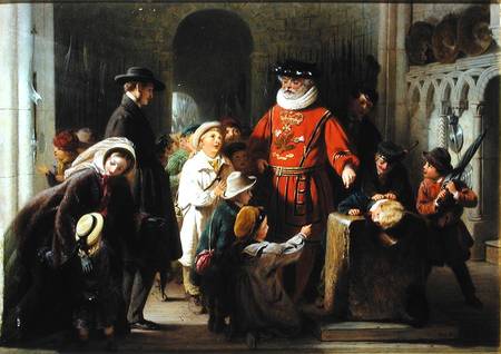 Children in the Tower of London von George Bernard O'Neill