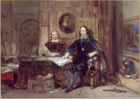 Charles I and his Secretary von George Cattermole