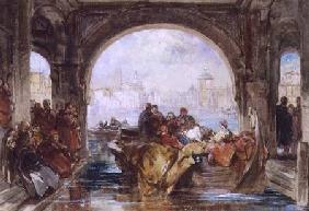 The Doge's Watergate at Venice c.1830  on
