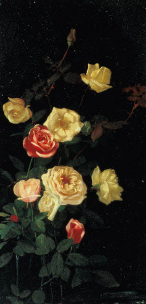 Rosen in voller Blüte (I.) von George Cochran Lambdin