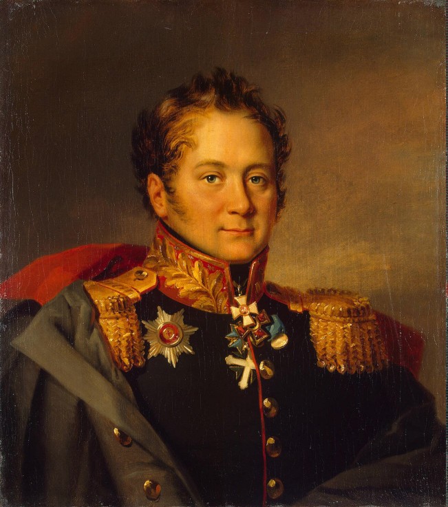 Porträt von General Alexander Alexandrowitsch Pisarew (1780-1848) von George Dawe