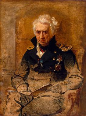 Porträt von Schriftsteller und Admiral Alexander Semjonowitsch Schischkow (1754-1841)
