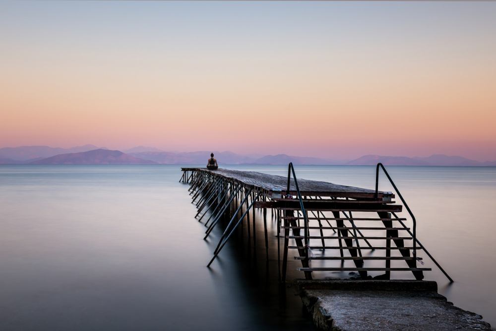 Sonnenuntergang auf Korfu von George Digalakis