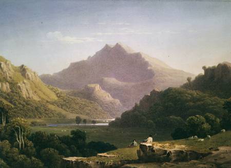 View in North Wales von George Fennel Robson