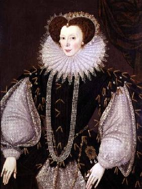 Portrait of Elizabeth Sydenham, Lady Drake c.1585