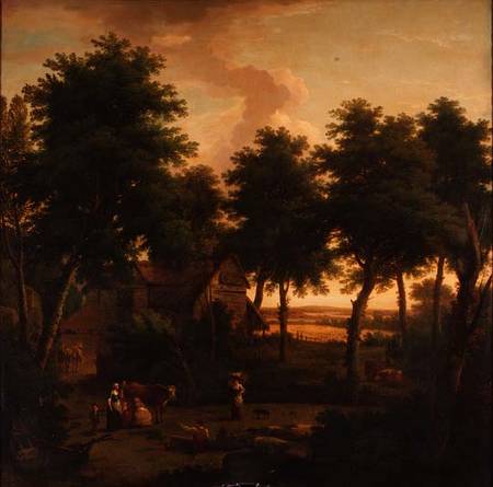Landscape with Figures von George Lambert