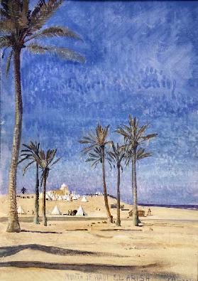 Mund des Wady el Arish 1918