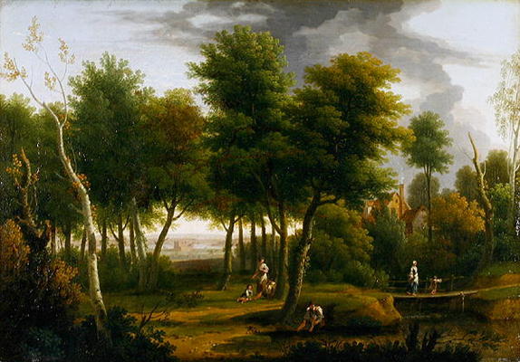 Woody Landscape, 1757 (oil on canvas) von George Lambert