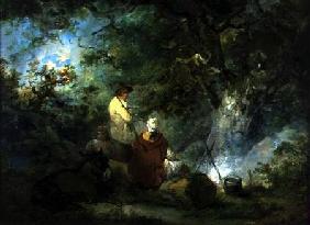 Gypsies by a Campfire 1792